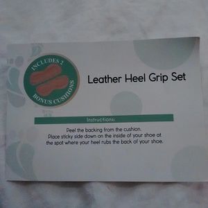 Brand New Leather Heel Grips
